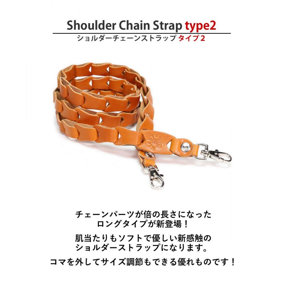 【ふるさと納税】ショルダーチェーンストラップ タイプ2 Mサイズ 栃木ブラック 【Ricky’s】栃木レザー 本革 リッキーズ | 雑貨 日用品 人気 おすすめ 送料無料 サムネイル2