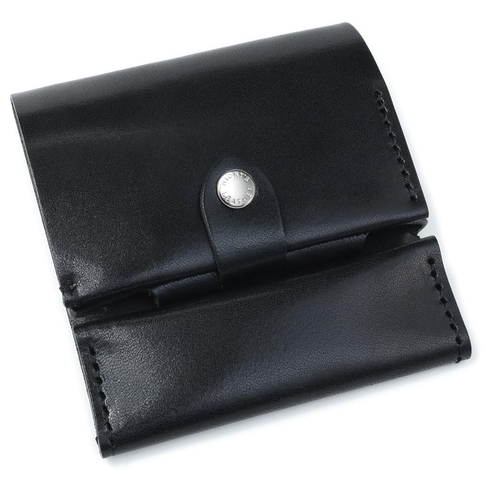 最適二つ折り財布 栃木ブラック【左利き用】メンズ財布 レディース財布 栃木レザー 本革 リッキーズ | 雑貨 日用品 人気 おすすめ 送料無料