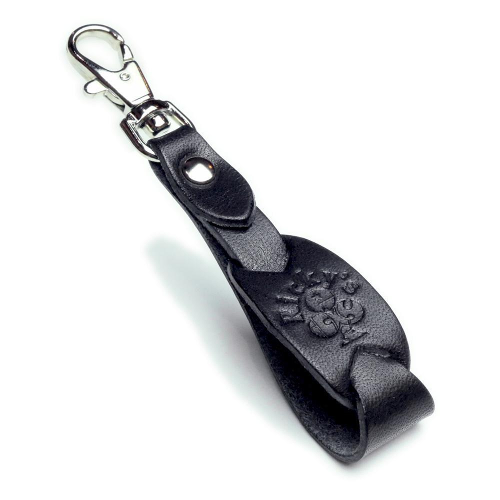 ミニストラップ 栃木ブラック【Ricky’s】 フィンガーストラップ 栃木レザー 本革 リッキーズ | 雑貨 日用品 人気 おすすめ 送料無料