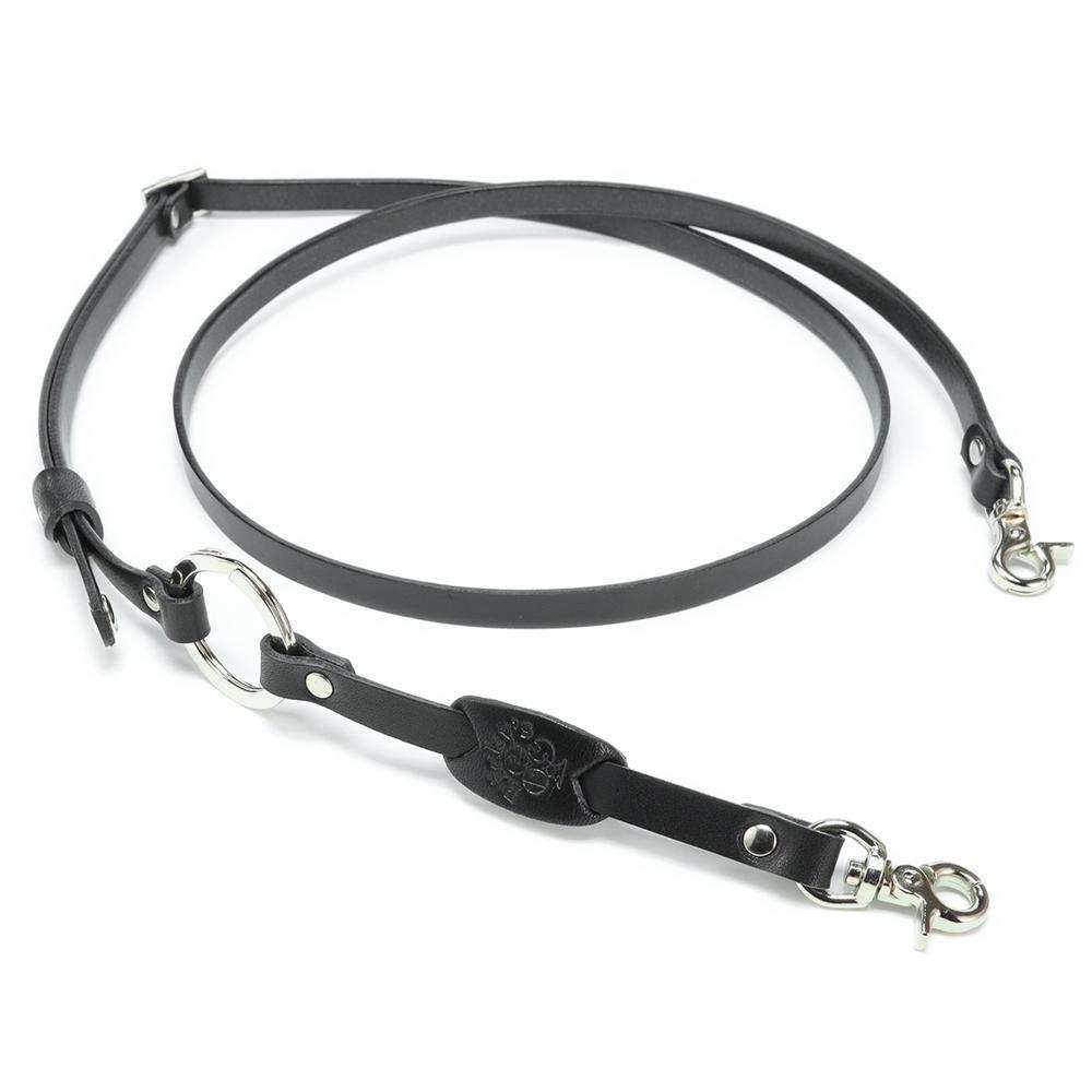 ショルダーリングストラップ Mサイズ 栃木ブラック 【Ricky’s】 ショルダーストラップ ネックストラップ 栃木レザー 本革 リッキーズ | 雑貨 日用品 人気 おすすめ 送料無料