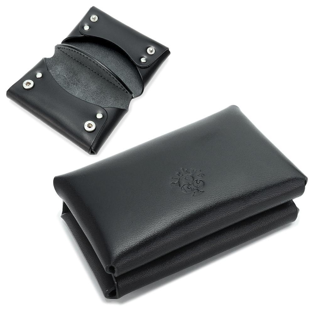 マルチケース ダブルポケット 栃木ブラック 【Ricky’s】 小物入れ カードケース 栃木レザー 本革 リッキーズ | 雑貨 日用品 人気 おすすめ 送料無料