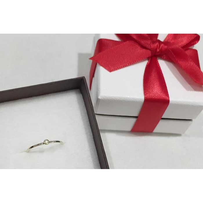 【ふるさと納税】【プレゼント包装付き】誕生石リング（K10） サムネイル2