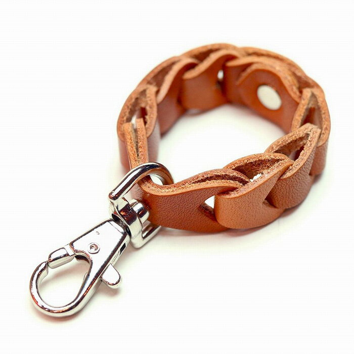 フィンガーチェーンストラップ 栃木キャメル 【Ricky’s】 フィンガーストラップ 栃木レザー 本革 リッキーズ