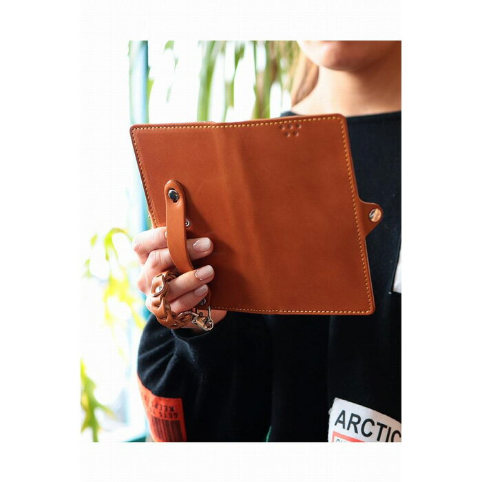 【ふるさと納税】フィンガーチェーンストラップ 栃木キャメル 【Ricky’s】 フィンガーストラップ 栃木レザー 本革 リッキーズ サムネイル3