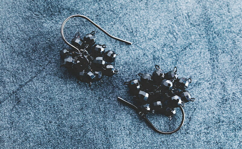 【ふるさと納税】【限定アクセサリー】日進市発ブランド KARAS 耳飾り (天然石) アクセサリー サムネイル3