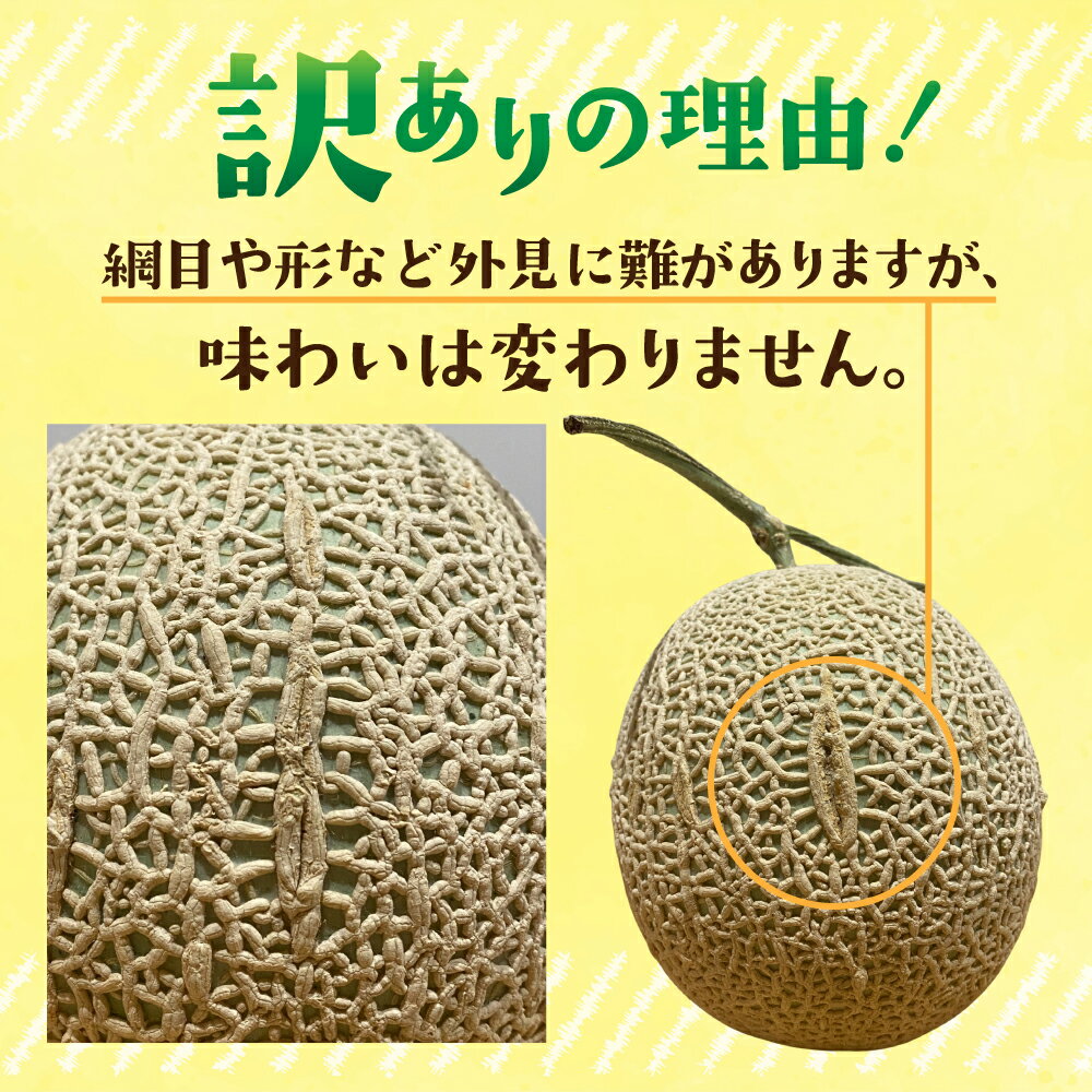 【ふるさと納税】【先行予約】訳あり マスクメロン 3玉 メロン めろん マスクメロン フルーツ 果物 愛知県 田原市 渥美半島 お取り寄せ スイーツ ご家庭用 家庭用 訳あり ニュー渥美 観光 1玉 2玉 3玉 訳あり わけあり ワケアリ 訳アリ サムネイル3