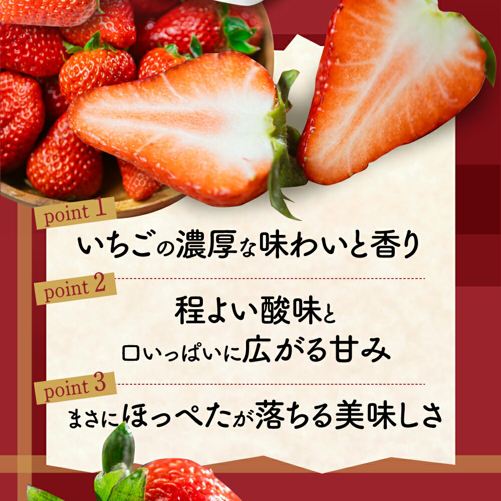 【ふるさと納税】≪先行予約≫ 紅ほっぺ 8〜15粒 2シート 発送時期が選べる イチゴ 激甘 いちご 激甘 苺 激甘 果物 くだもの フルーツ お陽様農園 お取り寄せ 田原市 渥美半島 産地直送 送料無料 サムネイル3