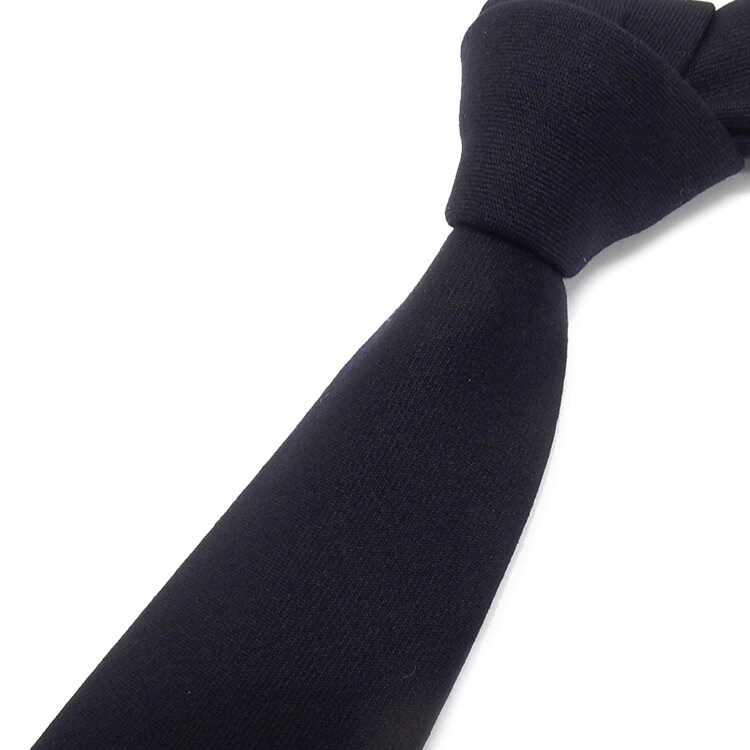 【ふるさと納税】ウールネクタイ 濃紺/無地 尾州 ウール ネイビー 愛西市/石敬毛織株式会社 [AEAF017] サムネイル2