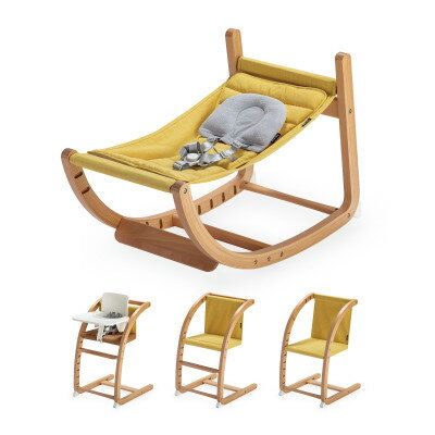 ファルスカ スクロールチェア One ミモザイエロー【1627574】