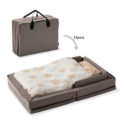 ファルスカ コンパクトベッド Free メランジブラウン【1627578】