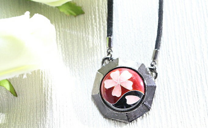 【ふるさと納税】桜のペンダント　【ネックレス・アクセサリー】 サムネイル2