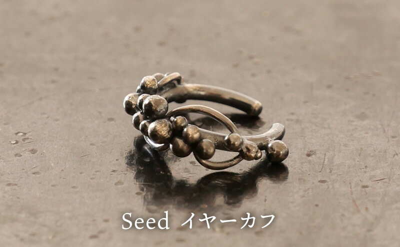 【ふるさと納税】ジュエリー seed イヤーカフ 彫金 シルバー925 アクセサリー サムネイル2