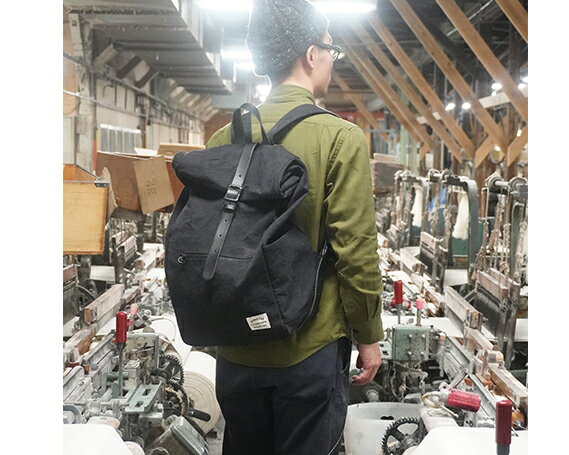 【ふるさと納税】 Alberton リュックサック ＆ porch ／ 知多木綿 アルバートン 帆布 バックパック カバン かばん 鞄 ポーチ 送料無料 愛知県 No.051 サムネイル3