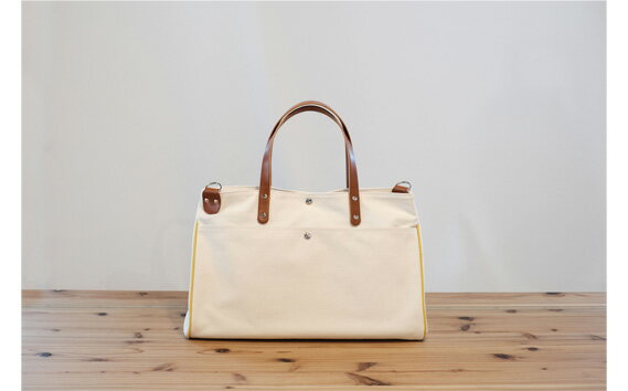 【ふるさと納税】 WATAKUMI BOSTON BAG　生成り（M） ／ ボストンバッグ カバン 送料無料 愛知県 No.085 サムネイル2