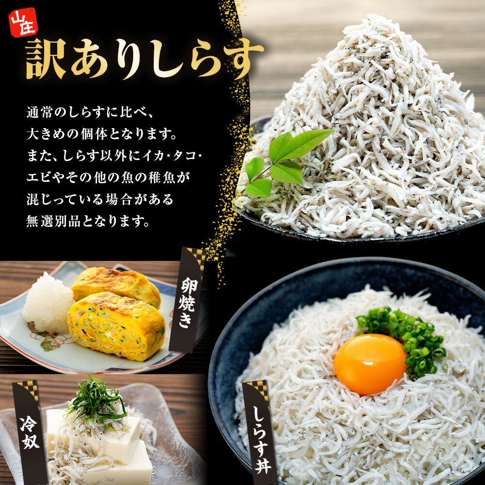 【ふるさと納税】 選べる 訳あり しらすセット しらす アキアミエビ 生しらす 塩蔵わかめ しらす佃煮 あきあみえび佃煮 規格外 簡易包装 小分け しらす干し オールスター 海鮮 新鮮 魚 海老 エビ 夕食 晩ごはん 惣菜 夕ご飯 愛知県 南知多町 - 画像3