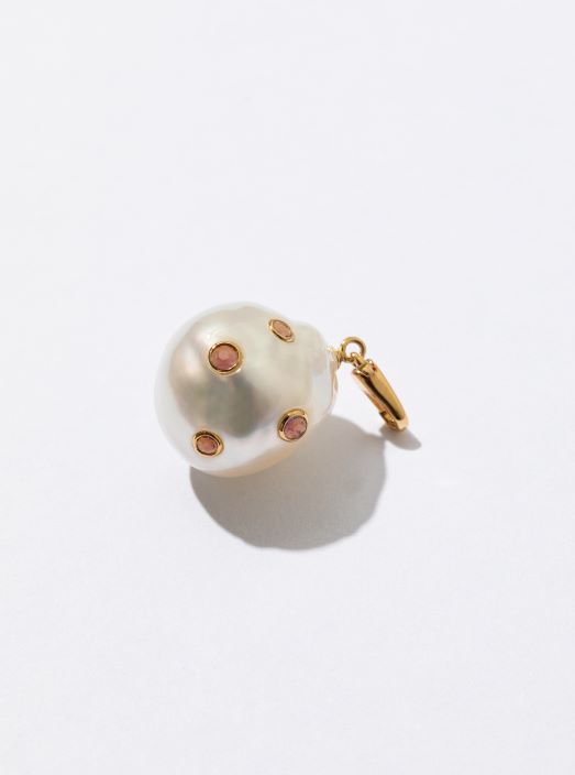 【ふるさと納税】1276　【venus】K18YG南洋バロックパールチェーンネックレス　真珠 アコヤ真珠 南洋真珠 パール 宝石 ジュエリー アクセサリー 伊勢志摩 伊勢市 ギフト 贈り物 フォーマル 普段使い 入学式 卒業式 結婚式 サムネイル2