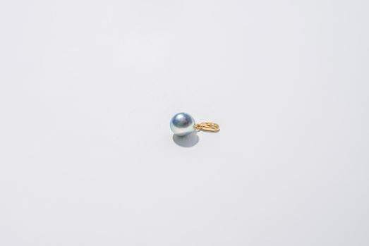 【ふるさと納税】1266 【bubble】K18YGダイヤモンドアコヤブルーパールピアス　真珠 アコヤ真珠 南洋真珠 パール 宝石 ジュエリー アクセサリー 伊勢志摩 伊勢市 ギフト 贈り物 フォーマル 普段使い 入学式 卒業式 結婚式 サムネイル2