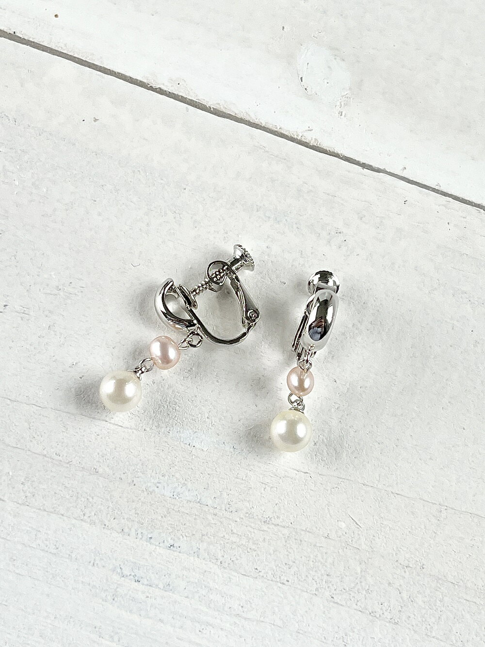 【ふるさと納税】1360 二見結ひ　シルバーイヤリング（あこや真珠6.0mm、淡水真珠4.0mm）16 サムネイル2