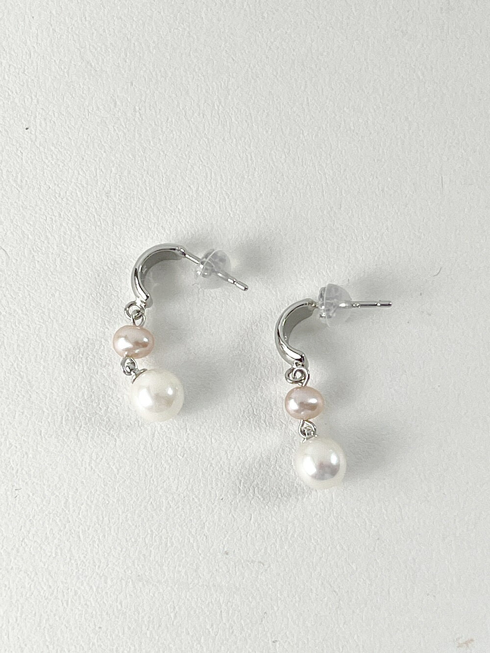 【ふるさと納税】1368　二見結ひ　シルバーピアス（あこや真珠6.0mm、淡水真珠4.0mm）17　シルバー　二見　夫婦岩　あこや真珠　ギフト　プレゼント　普段使い サムネイル3