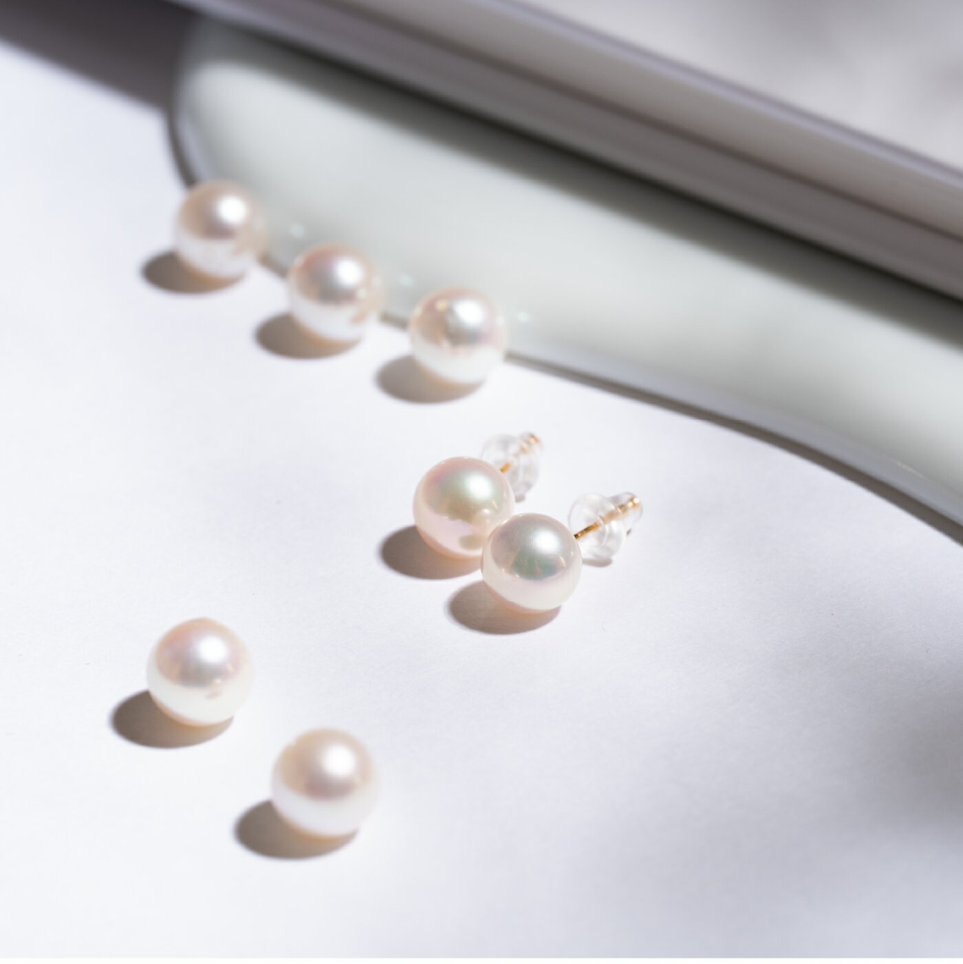 【ふるさと納税】1455 アコヤ真珠 K18 ピアス 7.5mmup　ゴールド 18金 あこや 定番 フォーマル ギフト 贈り物 シンプル 冠婚葬祭 結婚式 入学式 卒業式 伊勢志摩 サムネイル2