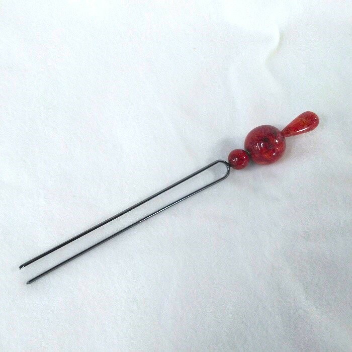 1650　珊瑚かんざし大珠　　アフリカ珊瑚 イソバナ珊瑚 贈り物 かんざし 珊瑚かんざし 還暦祝い 赤珊瑚 カジュアルアクセサリー 赤いかんざし 大珠珊瑚 3月誕生石 母の日 和装アクセサリー 喜ばれるプレゼント 和装装飾品