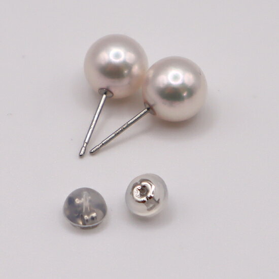 【ふるさと納税】1733　【 真珠科学研究所花珠鑑別書付】Pt900　あこや本真珠8.0mmup　ピアス　K18・ アレルギー対応に変更可能 サムネイル2