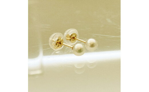 【ふるさと納税】1730 アコヤ真珠3.5mm　K18 スタッドピアス アコヤ真珠 3.5mm K18 スタッドピアス　パールピアス 真珠ピアス 18金 ベビーパール 小ぶり 上品 フォーマル カジュアル 冠婚葬祭　普段使い 国産 サムネイル2