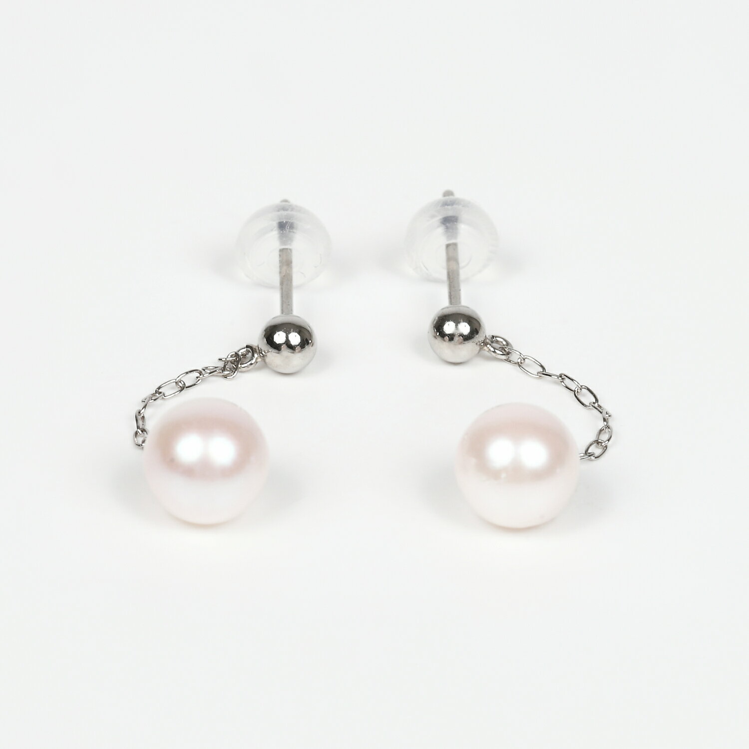 【ふるさと納税】1786　プラチナあこや本真珠ピアス　シンプルスイング　プラチナ ピアス あこや真珠 本真珠 伊勢志摩　伊勢市 アクセサリー フォーマル カジュアル ジュエリー ゆらゆら 揺れる かわいい ギフト サムネイル2