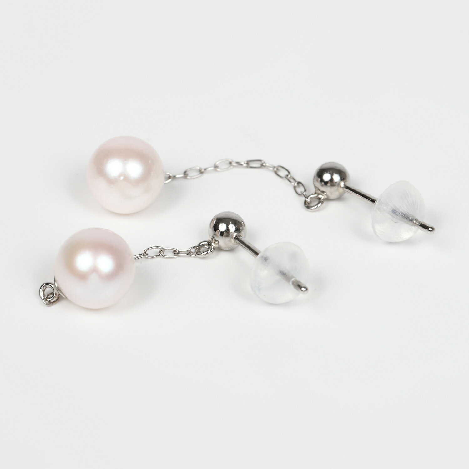 【ふるさと納税】1786　プラチナあこや本真珠ピアス　シンプルスイング　プラチナ ピアス あこや真珠 本真珠 伊勢志摩　伊勢市 アクセサリー フォーマル カジュアル ジュエリー ゆらゆら 揺れる かわいい ギフト サムネイル3