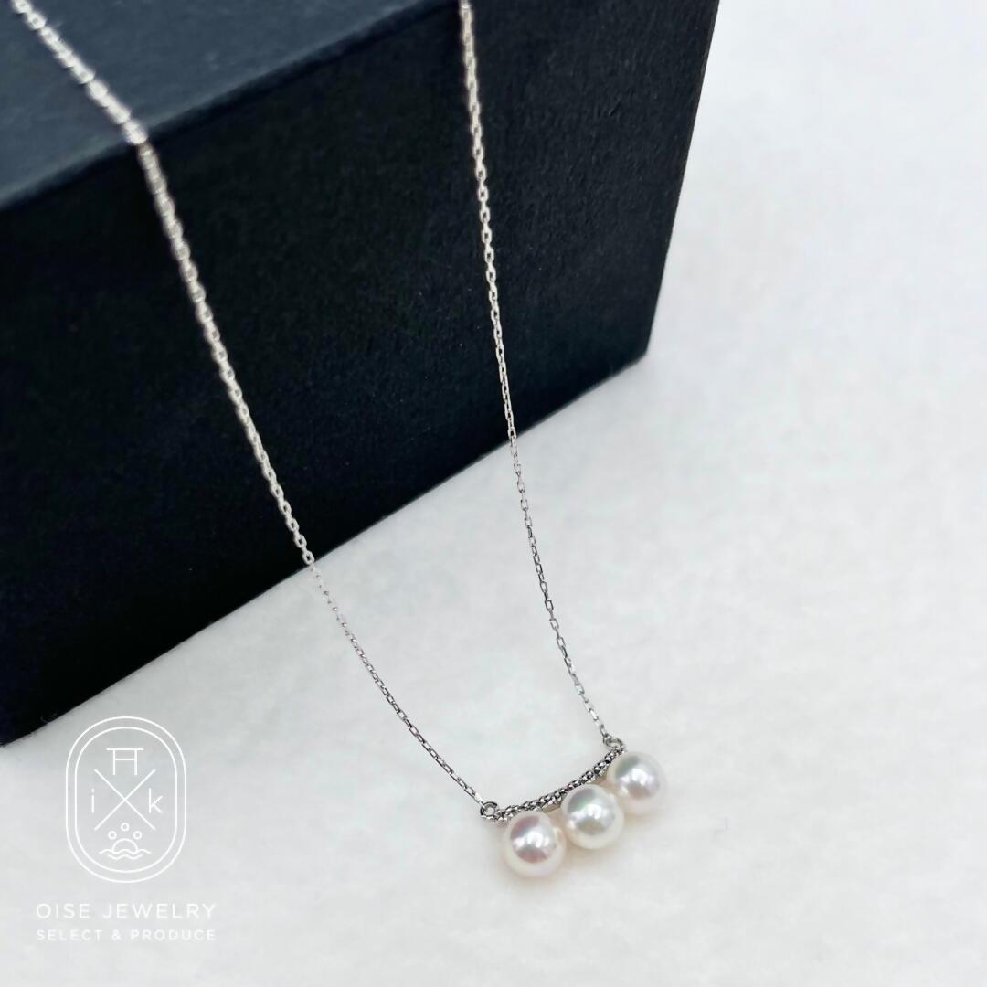 1887 PT900/850 ダイヤモンド0.04ct アコヤ真珠ペンダント4.5mmUP 真珠　ネックレス　ペンダント　アコヤ真珠　アコヤ貝　伊勢志摩　冠婚葬祭　結婚式　入学式　ギフト　贈り物　アクセサリー　ジュエリー　パール