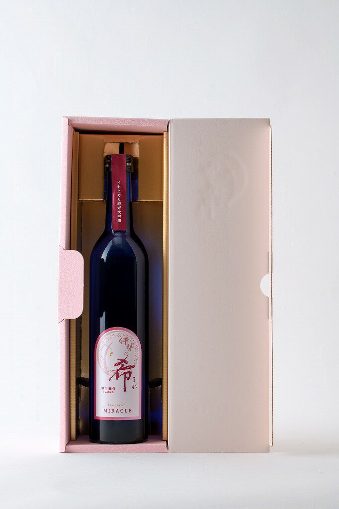 【ふるさと納税】1429　イセヒカリ純米大吟醸「伊勢の希」 日本酒 伊勢志摩 伊勢 希少 野生酵母 500ml×1本 甘口 三重の酒 伊勢の酒 地酒 純米大吟醸 イセヒカリ 縁起酒 サムネイル2