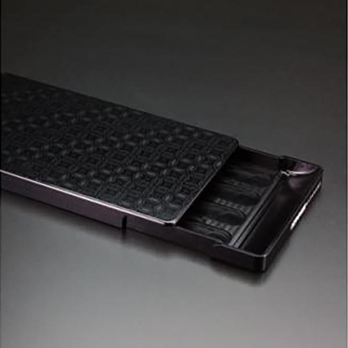 名刺ケース ジュラルミン削り出し ＜七宝＞BLACK