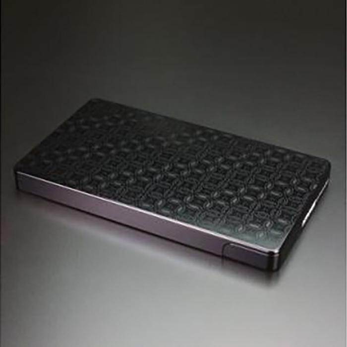 【ふるさと納税】名刺ケース ジュラルミン削り出し ＜七宝＞BLACK サムネイル2