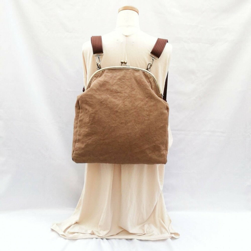 【ふるさと納税】がま口リュック | リュック がま口 かばん 手作り おすすめ 人気 送料無料 サムネイル2