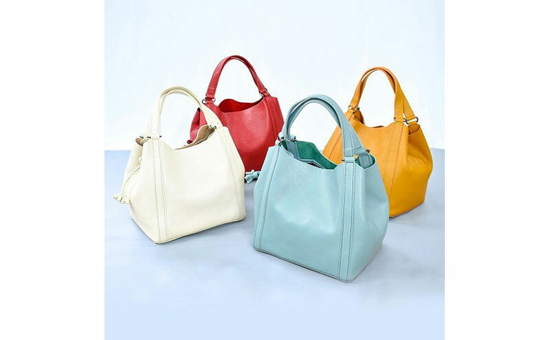 【ふるさと納税】レディース本革バッグ7M6-1014P（・ネイビー） サムネイル3