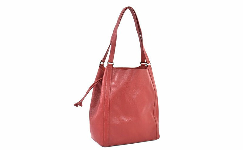 【ふるさと納税】レディース本革バッグLサイズ 7M6-1012P（・レッド） サムネイル2