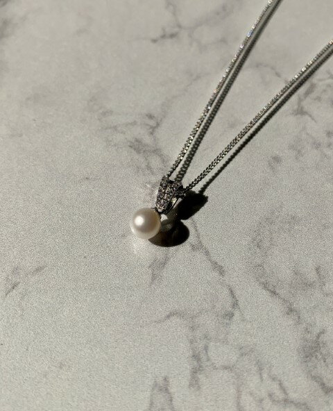 10-19あこや真珠ペンダント