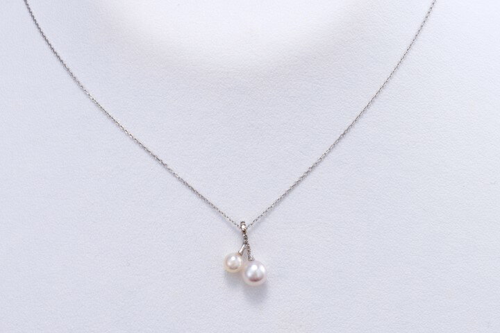 140-03あこや真珠ペンダントネックレス