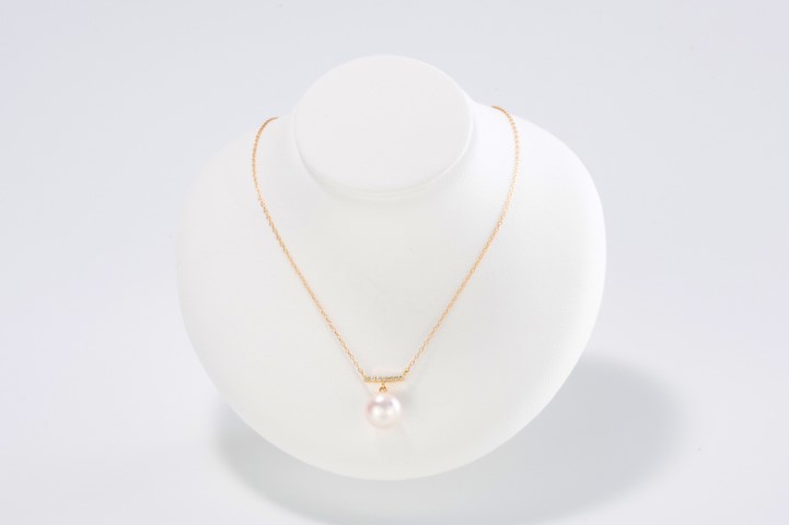 150-08 K18ダイヤ入りペンダント