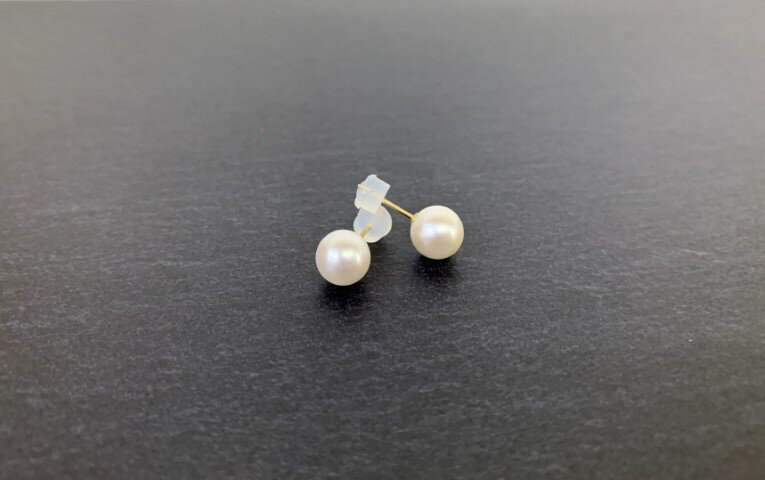 30-01あこや真珠ピアス(K18)