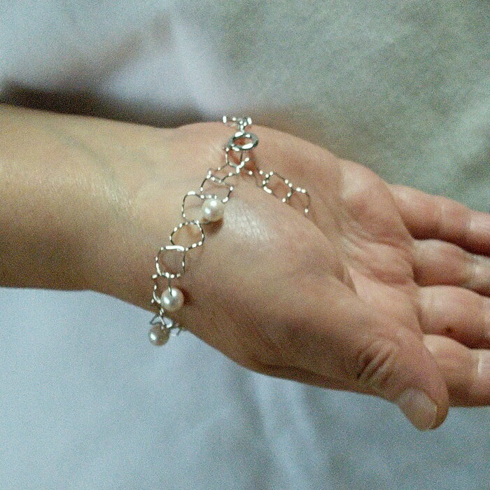 【ふるさと納税】40-11伊勢志摩あこや本真珠ブレスレットバブル5珠R サムネイル3