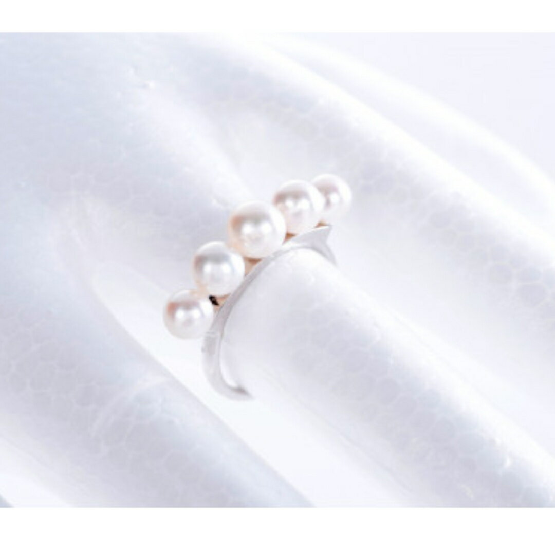 300-04プラチナアコヤパールリング