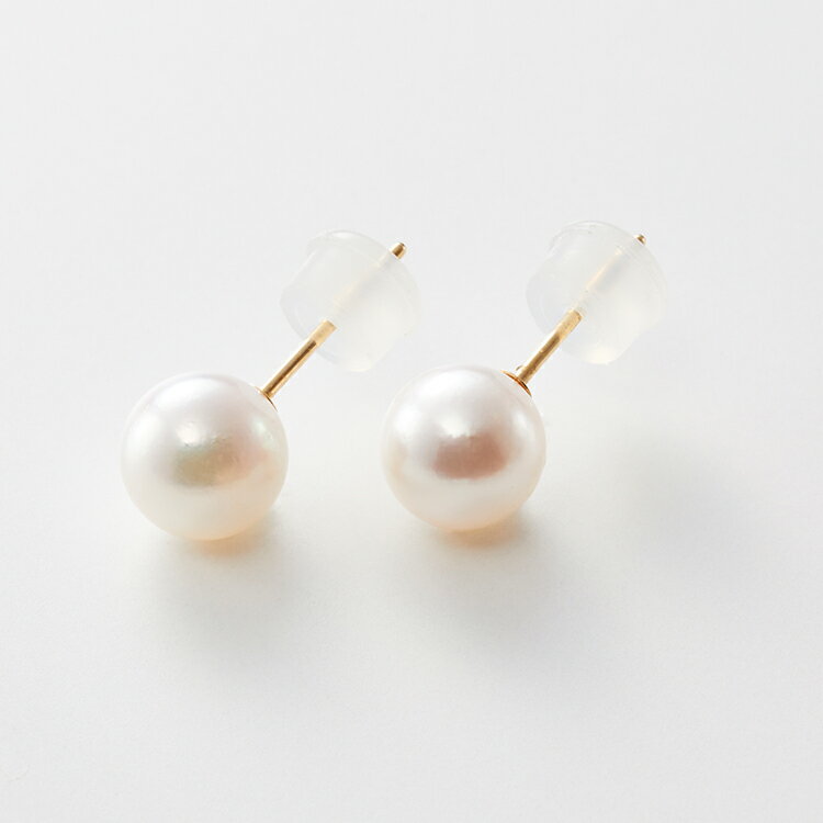 【ふるさと納税】真珠 パール ピアス あこや真珠 6.5mm 国内産 あこや真珠ピアス K10 あこや真珠ピアス アクセサリー ジュエリー ギフト プレゼント J-59 - 画像3