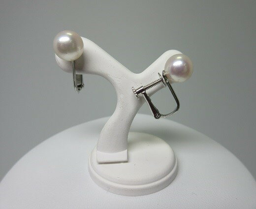 O-44あこや本真珠　イヤリング（5-B）