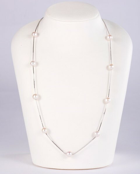 O-49あこや真珠ステーションネックレス