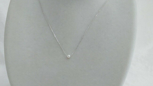 S-32伊勢志摩あこや本真珠ベビーパールネックレスPt