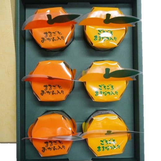 【ふるさと納税】 みかん まるごと 熊野みかん&甘夏みかんゼリー 6個 詰め合わせ 化粧箱 - 画像2