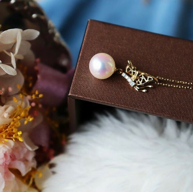 【ふるさと納税】 パール優美 志摩産 アコヤ真珠 8.5-9ミリ 蝶々 ネックレス / 18金 真珠 伊勢志摩 志摩 アクセサリー ギフト プレゼント パール 母の日 ホワイトデー クリスマス 記念日 サムネイル2