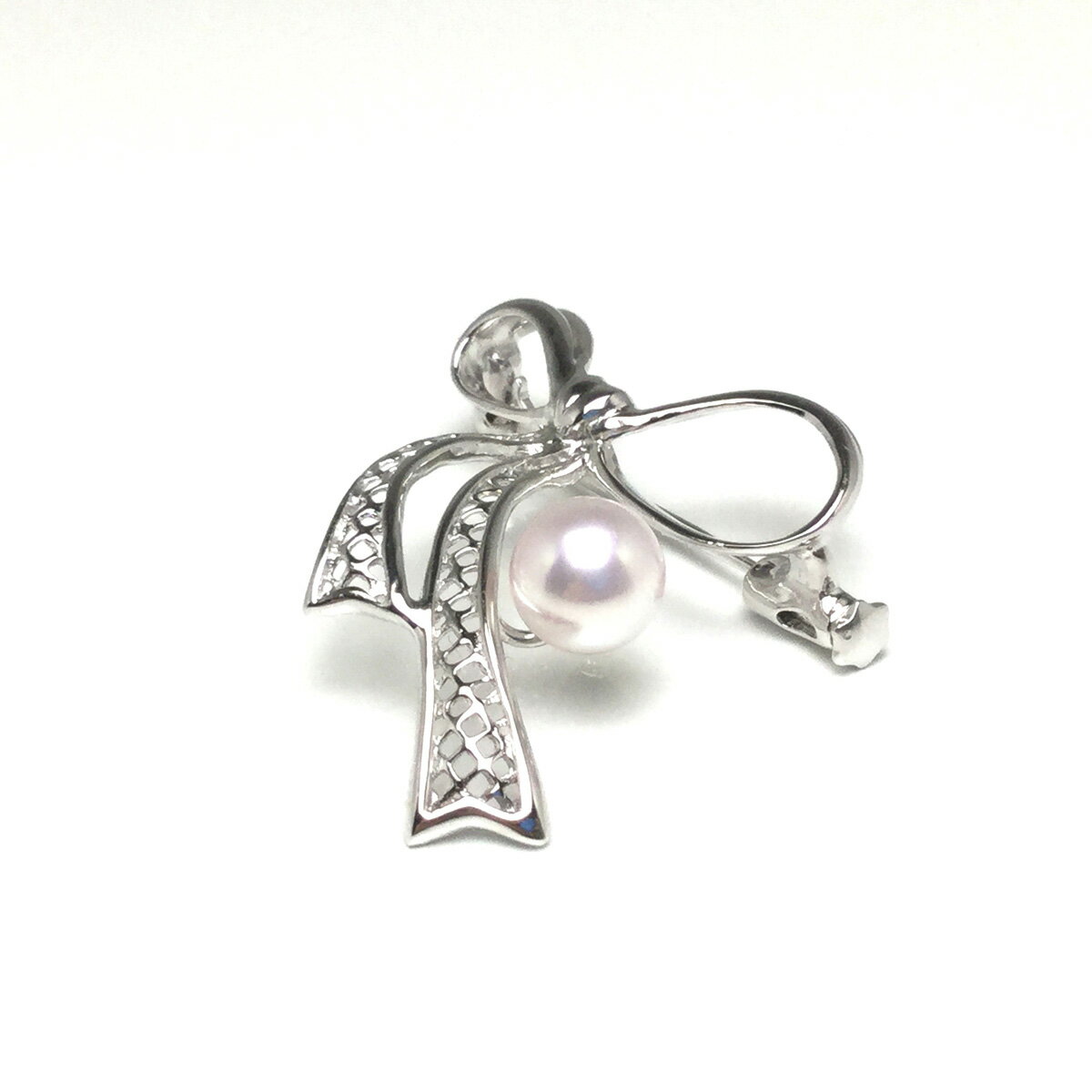 【ふるさと納税】 真珠 アクセサリー ブローチ パール 6.5mm ～ 7mm シルバー レディース 伊勢志摩 伊勢 志摩 冠婚葬祭 結婚式 入学式 卒業式 ジュエリー / 老舗の真珠専門店・高品質アコヤ真珠ブローチ6.5～7.0ミリ（タイプ：A） サムネイル3