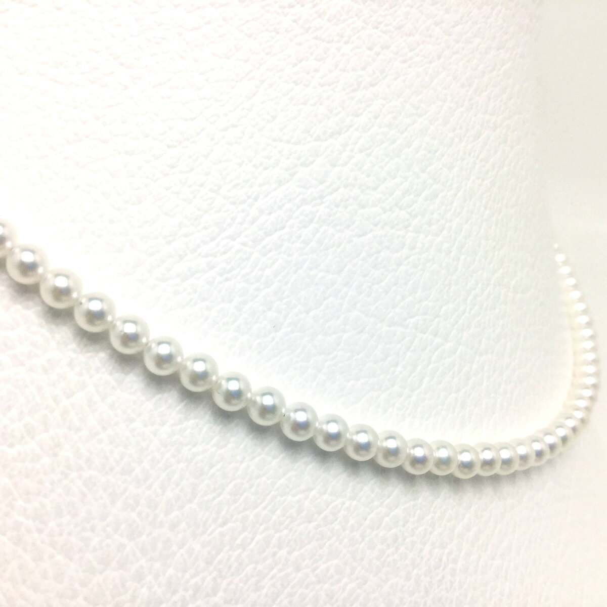 【ふるさと納税】 真珠 パール あこや アクセサリー ネックレス ジュエリー 三重県 伊勢志摩 志摩 アコヤ貝 冠婚葬祭 結婚式 葬式 プレゼント クリスマス バレンタイン レディース / 老舗の真珠専門店・オーロラ彩凛珠(無調色花珠) アコヤ真珠 ネックレス 3.5～4.0mm サムネイル2